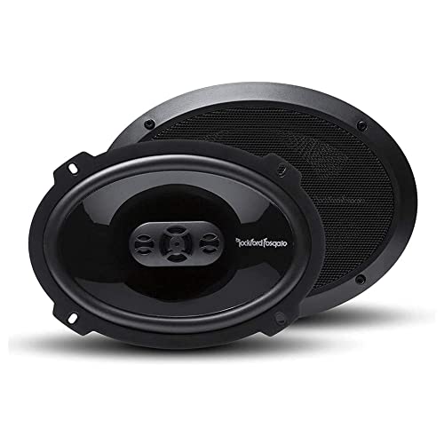 Rockford Fosgate P1694 6 Inch by 9 Inch 300 Watt 4 Way Dual Surround Sound Car Coaxial Audio Speakers for Automobile Music Sound System (2 Pack) Rockford Fosgate P1694 6 Inch by 9 Inch 300 Watt 4 Way Dual Surround Sound Car Coaxial Audio Speakers for Automobile Music Sound System (2 Pack)